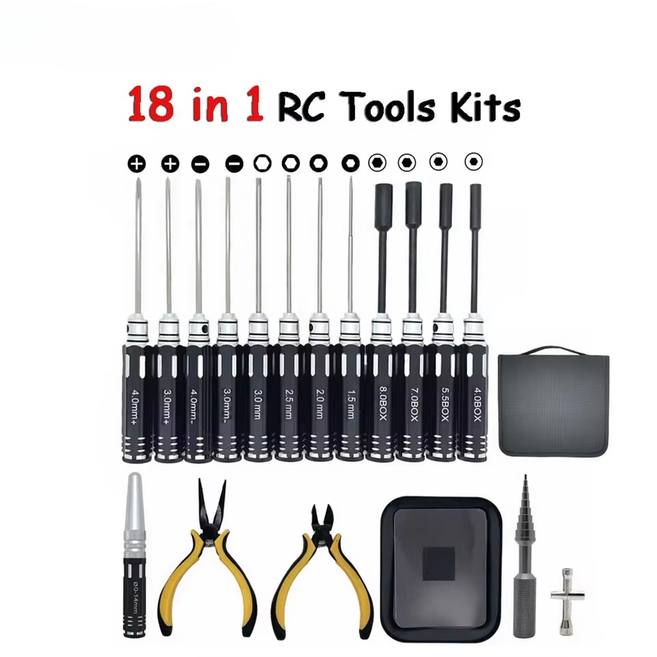 RC Tools Kits 18 in 1 Screwdri - đánh giá và giá Socket Set