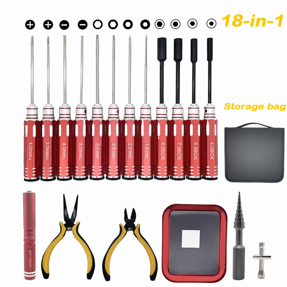 RC Tools Kits 18 in 1 Screwdri - đánh giá và giá Socket Set